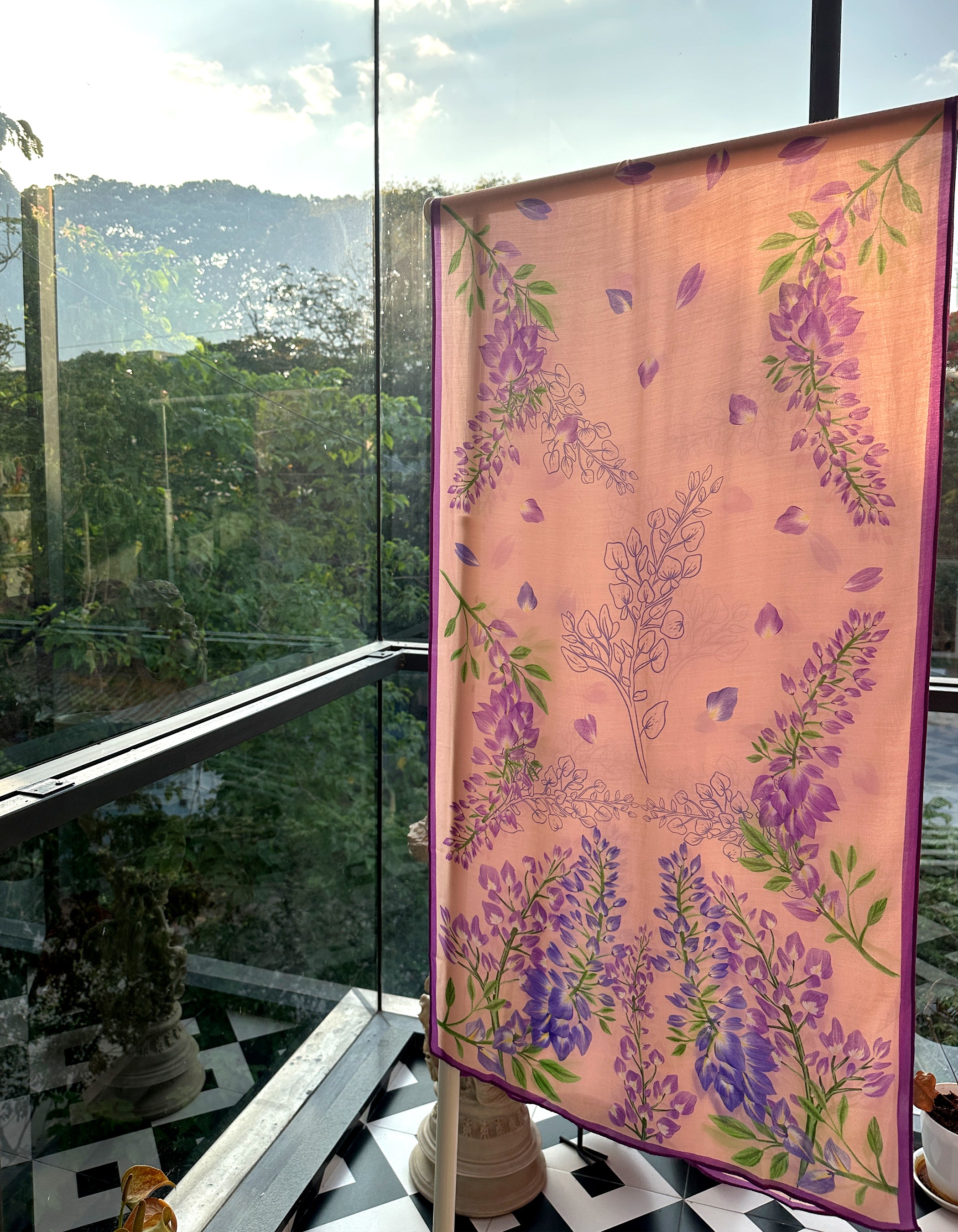 Lavender muse Stole