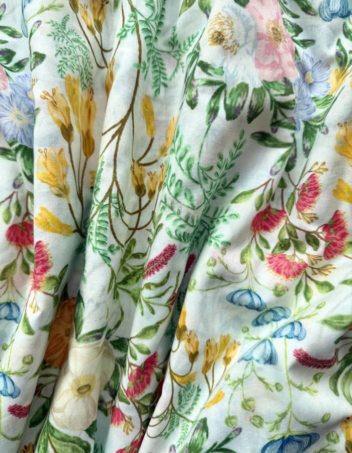Mix Floral in Cotton Cambric