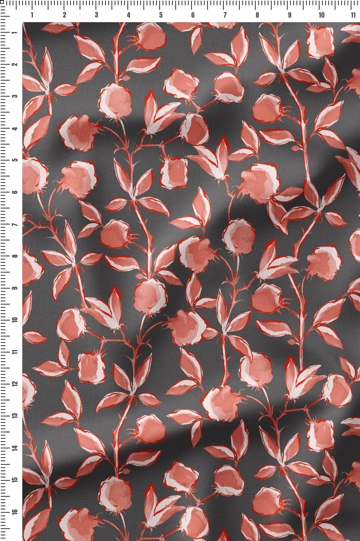 Petite florals in Cotton Mul ( 1.5 m) 855 for the entire piece