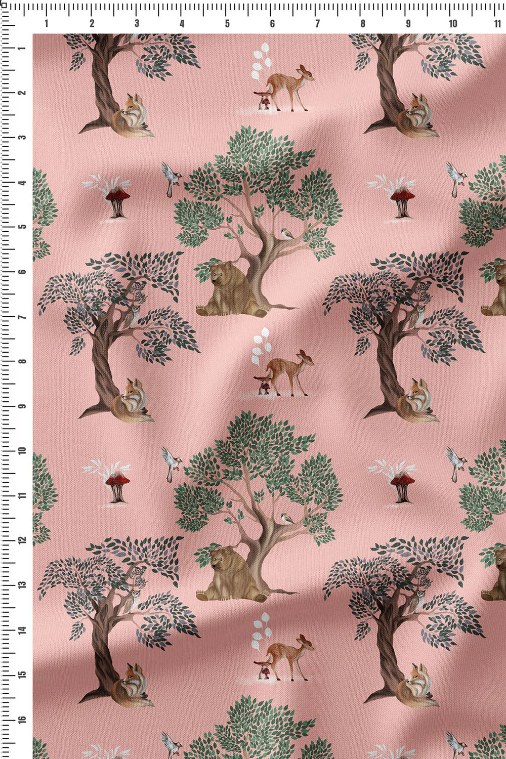 Woodland Wonders Peach in Cotton Mull