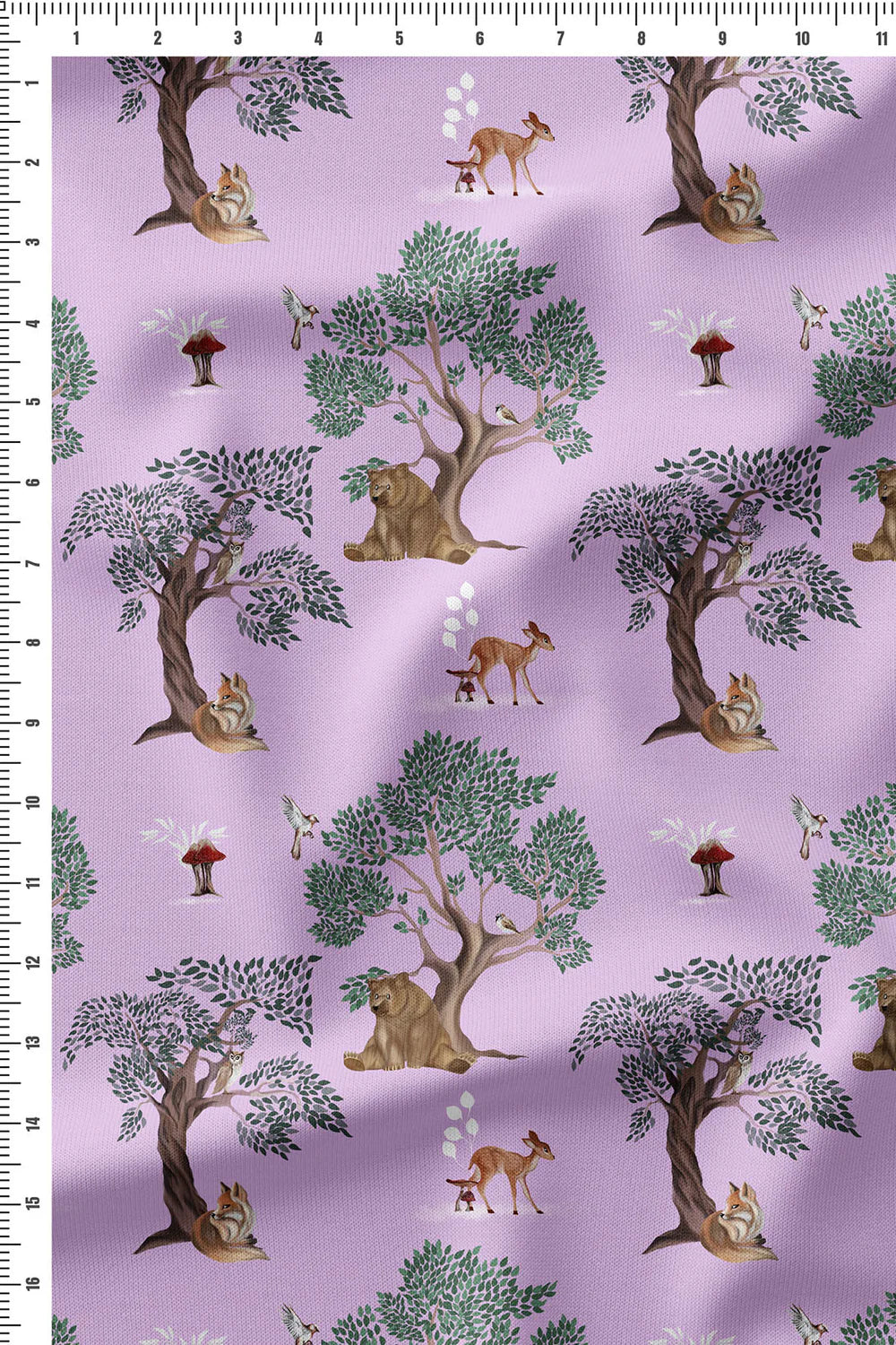 Woodland Wonders Lavender in Cotton Mull