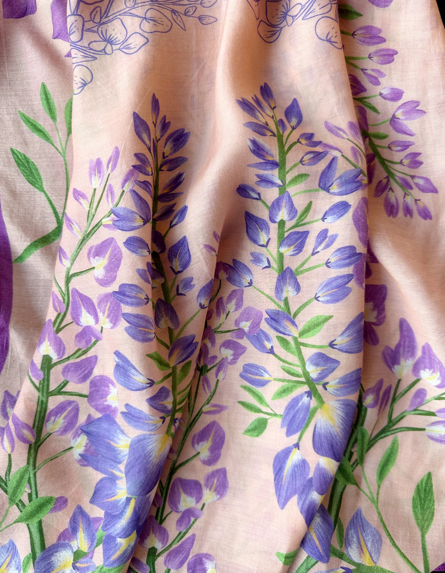 Lavender muse Stole