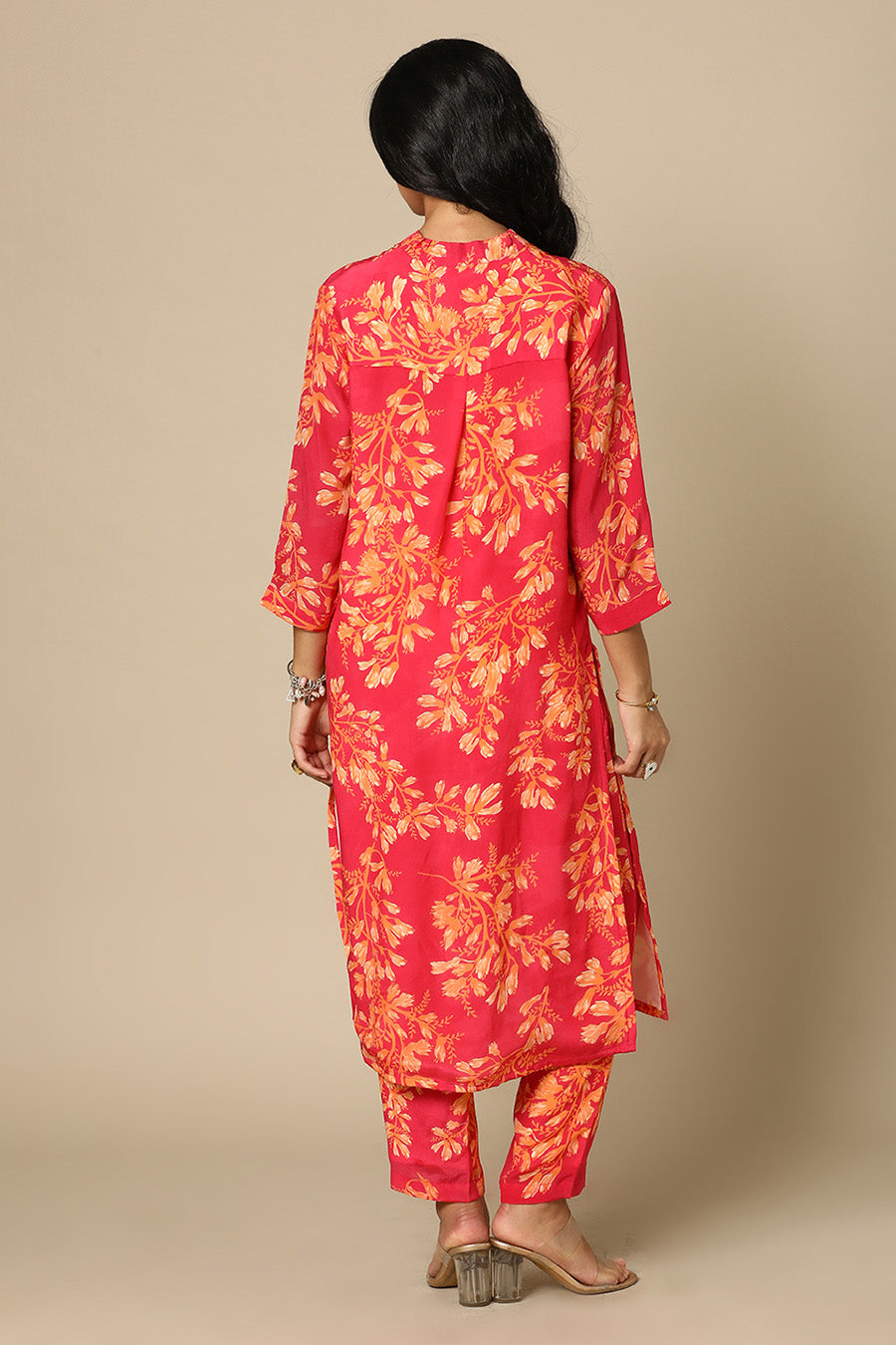 Kohwai Pink Kurta Set
