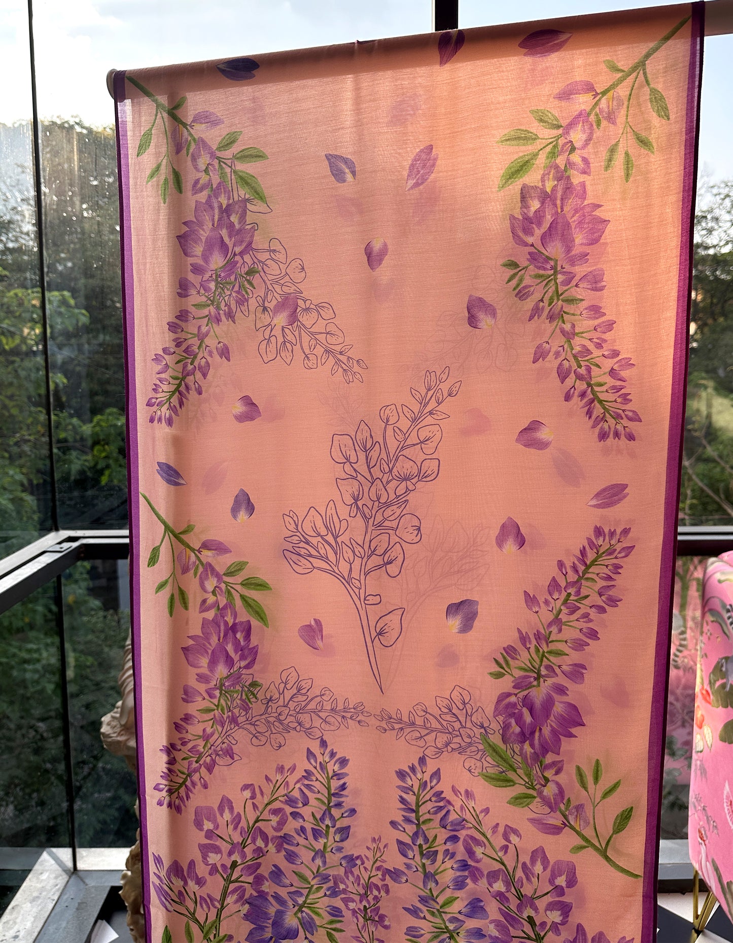 Lavender muse Stole