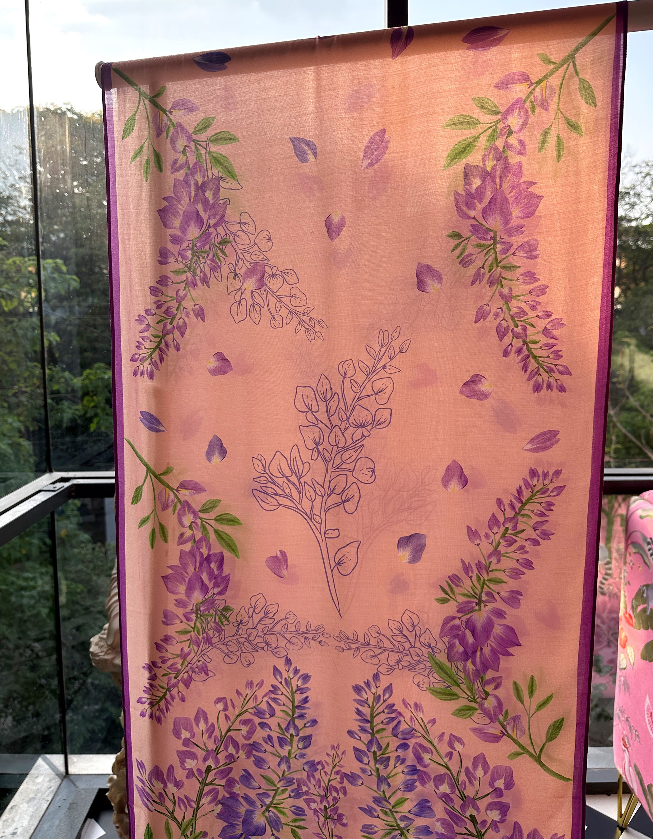 Lavender muse Stole