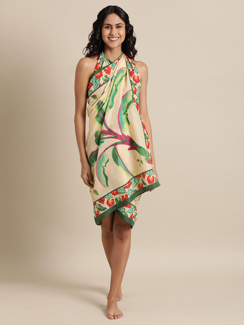 Isle Sarong Sparrow Grey