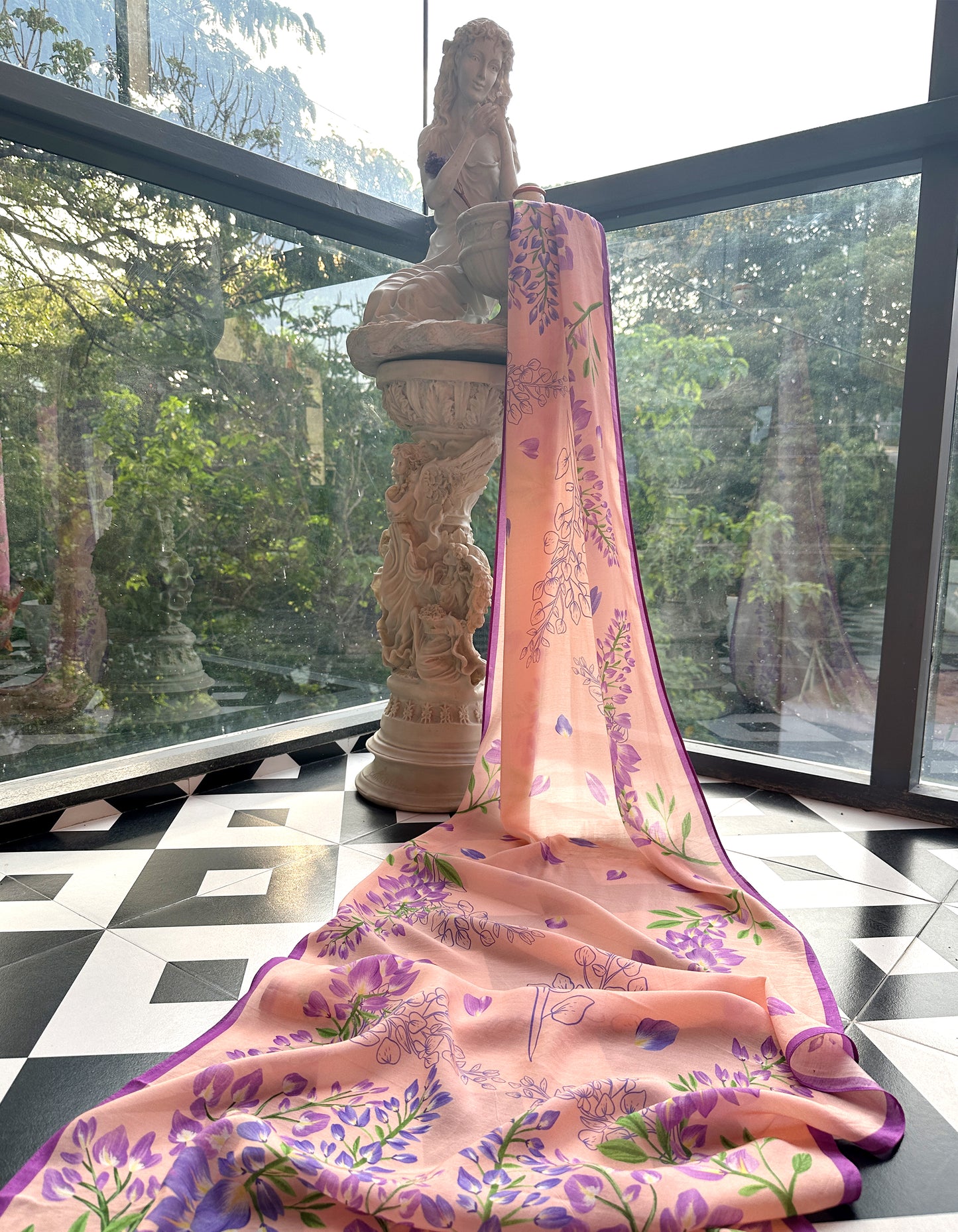 Lavender muse Stole