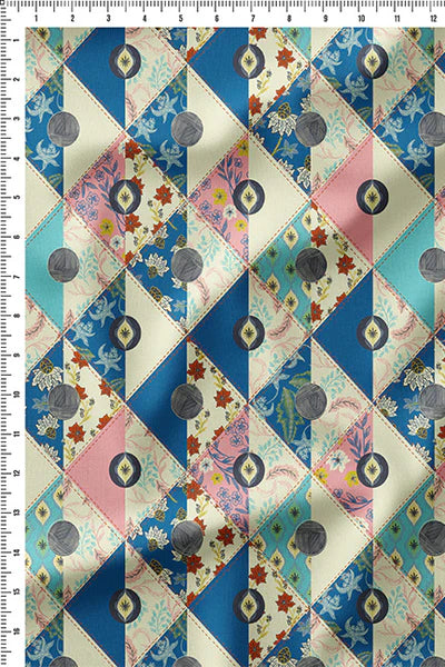 Antique Affairs in Cotton Cambric (2m) - 1298 for the entire piece