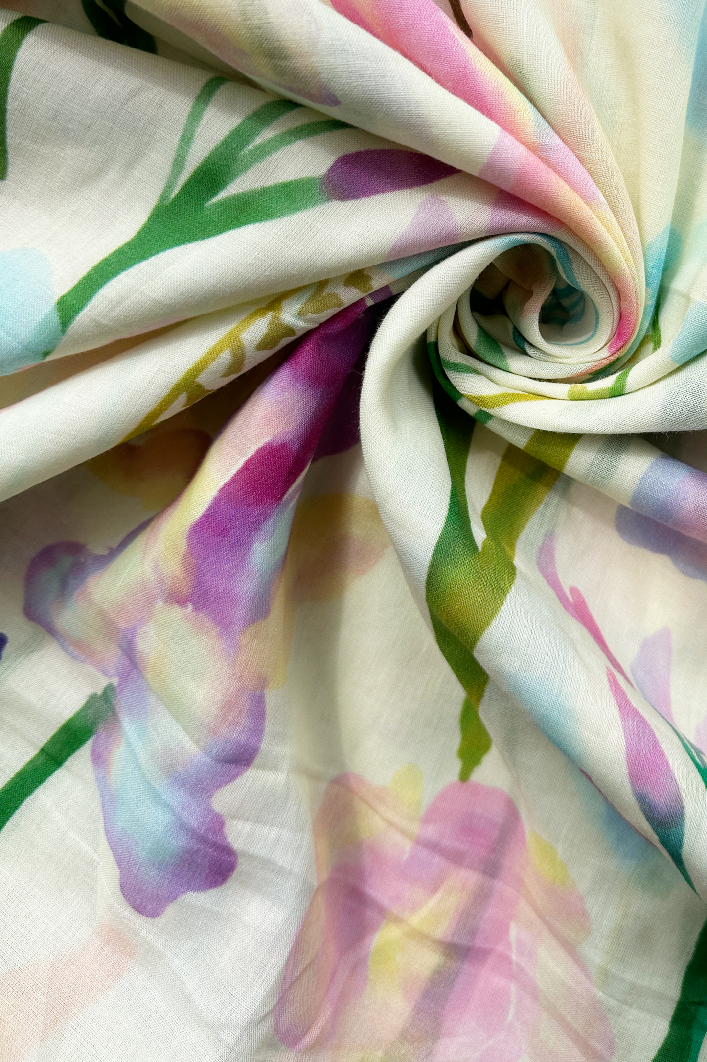 Iris Impressions in Cotton mull (1.2m)- 684 for entire piece