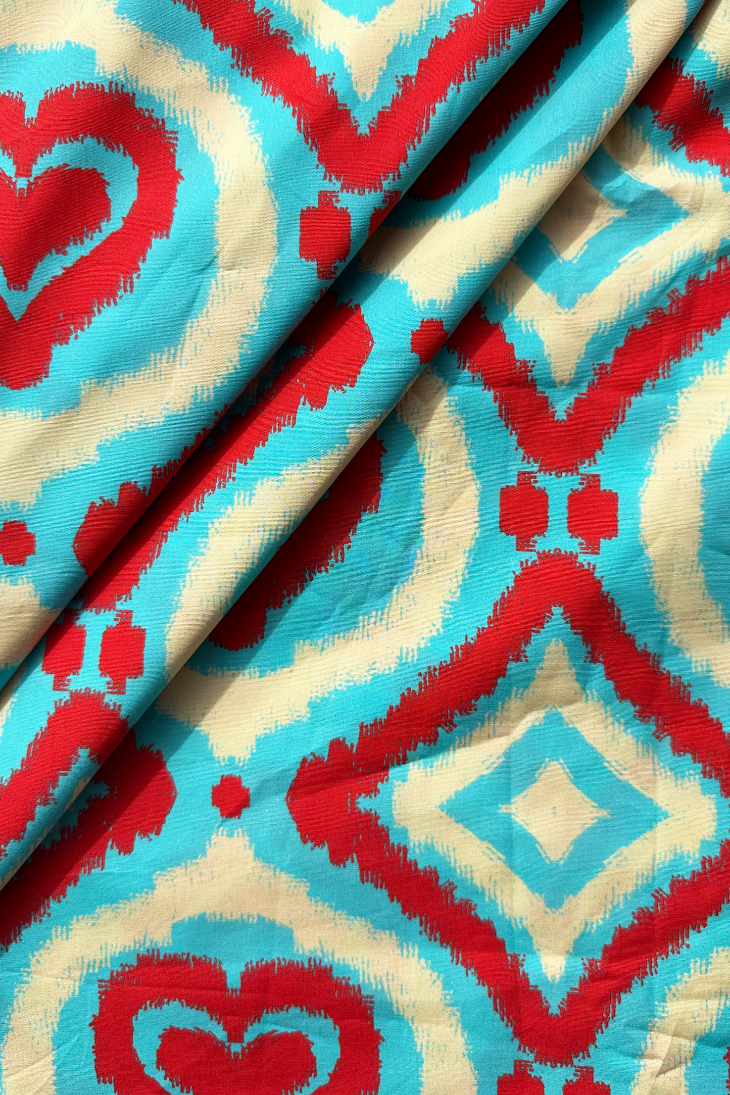 Vibrant Weaves Blue in Cotton Poplin