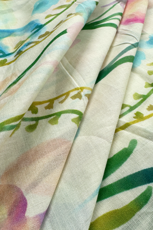 Iris Impressions in Cotton mull (1.2m)- 684 for entire piece
