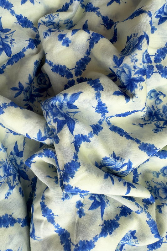 Diamond Bouquet In Cotton Cambric (1 m)- Rs. 649 for the entire piece