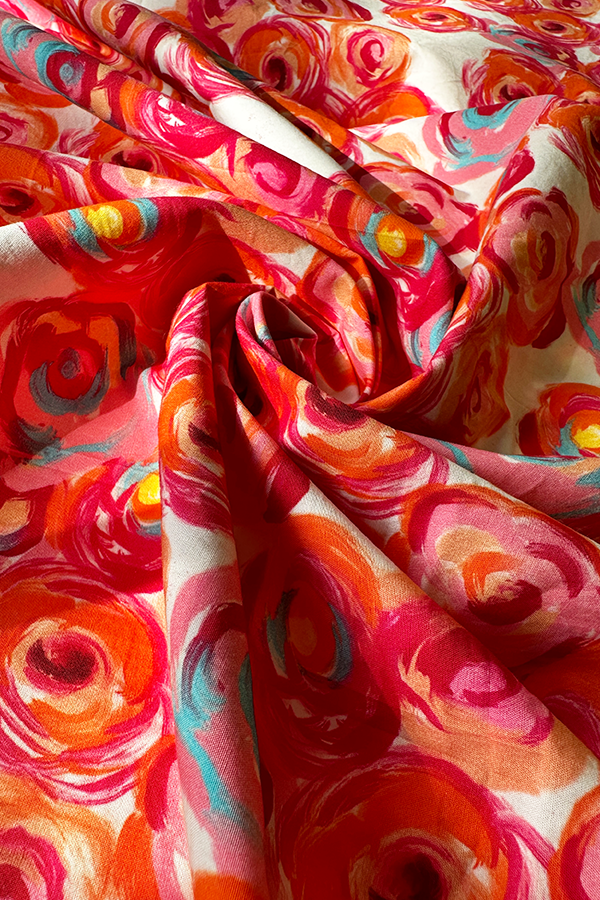 Roseate in cotton poplin (1.5 m) - 1125 for the entire piece