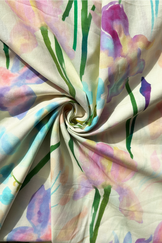 Iris Impression in Cotton Cambric