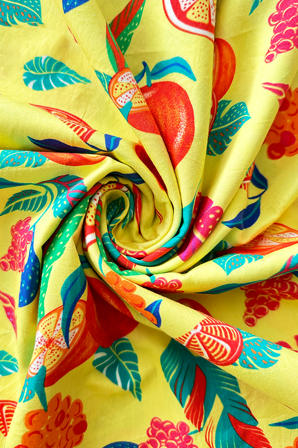 Citrus Bloom in cotton poplin (2.4 meters)- 1800 for the entire piece