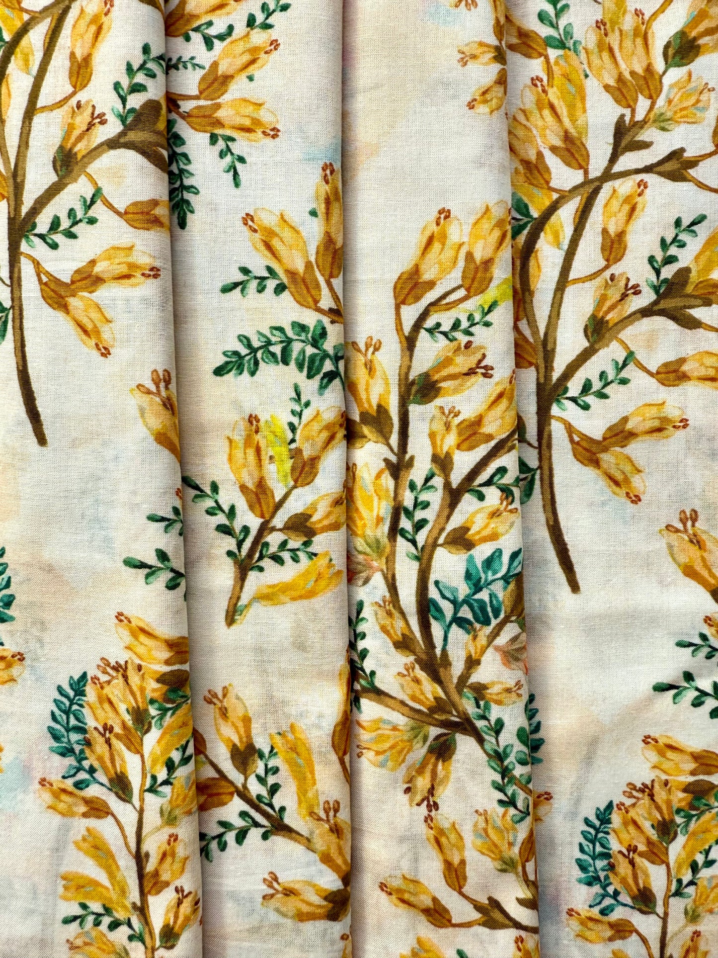 Golden Kohwai in Cotton Cambric