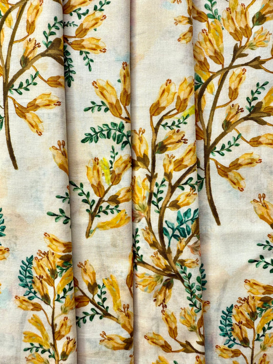 Golden Kohwai in Cotton Cambric