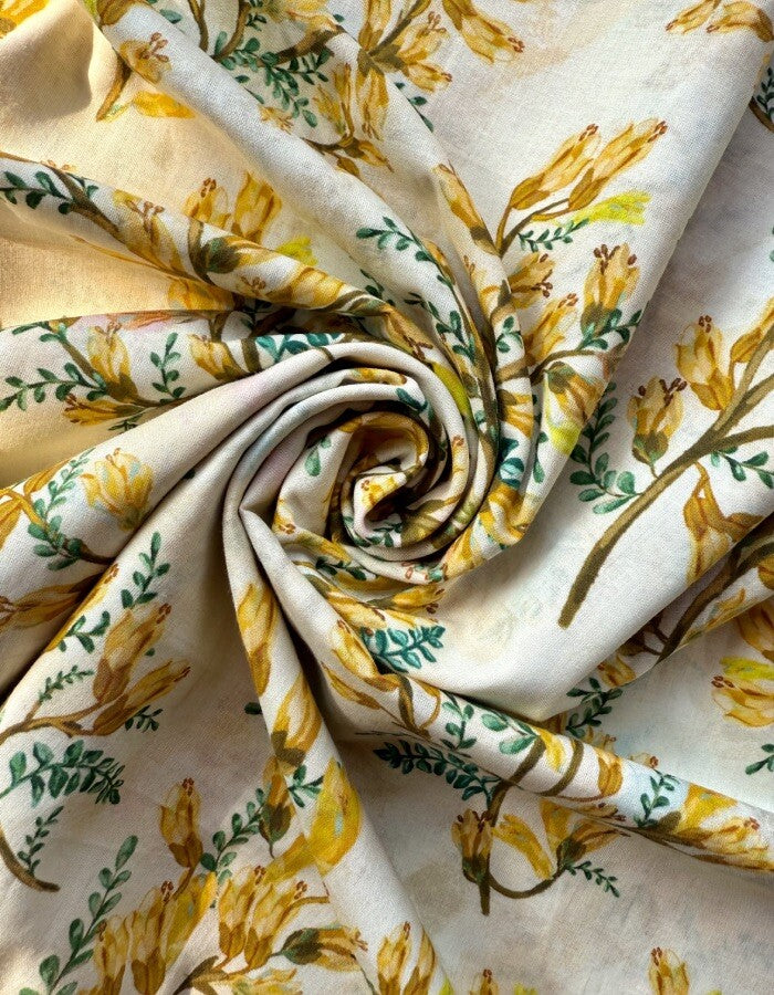 Golden Kohwai in Cotton Cambric