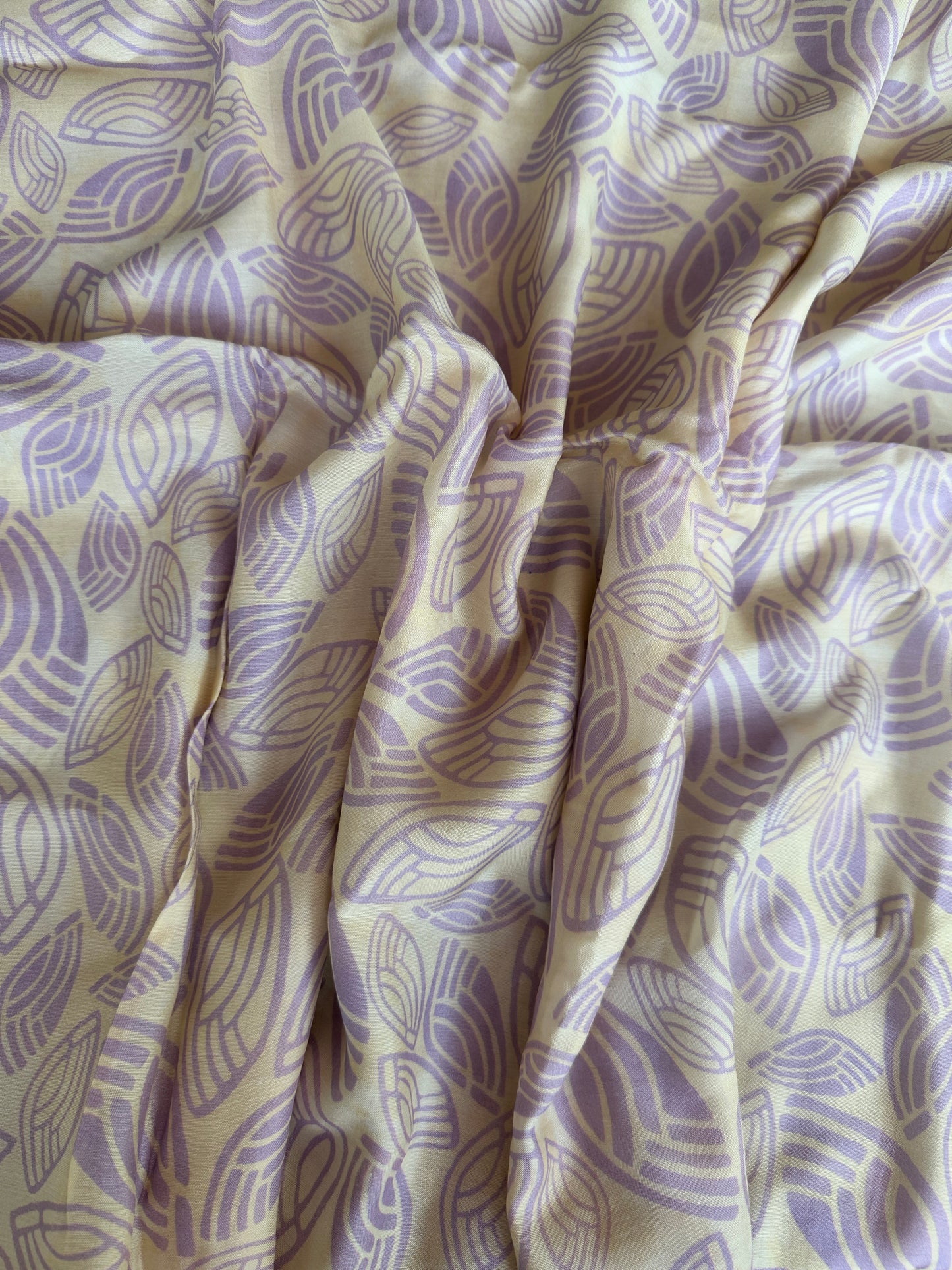 Koru Lavender  in Silky Cotton