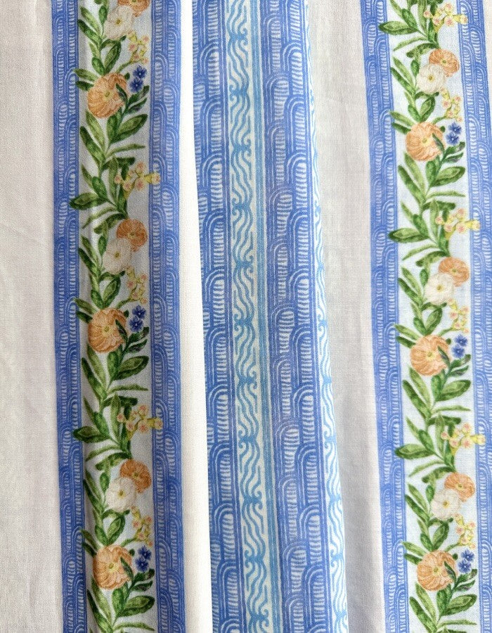 Blue Drift in Cotton Cambric