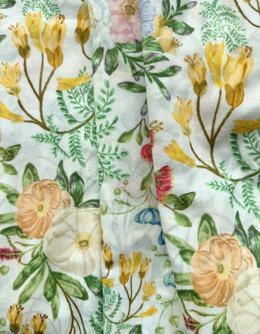 Mix Floral in Cotton Cambric