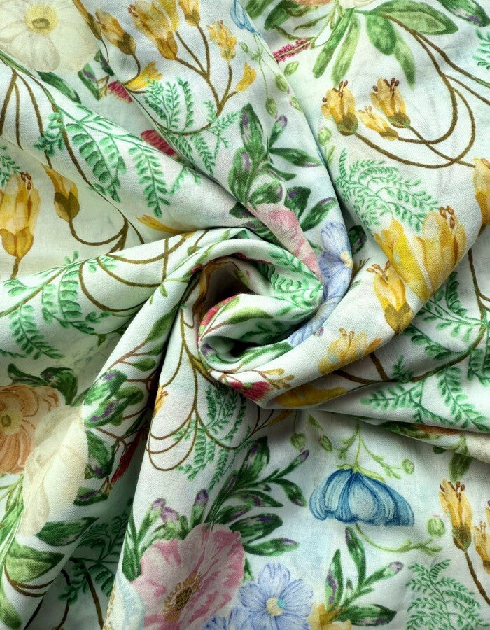 Mix Floral in Cotton Cambric