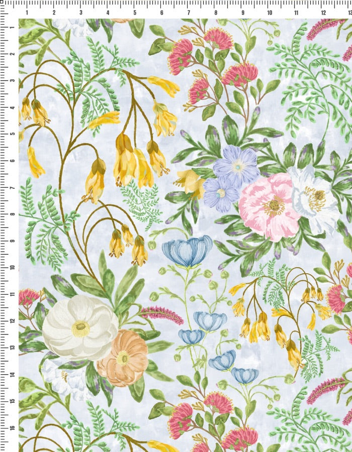 Mix Floral in Cotton Cambric