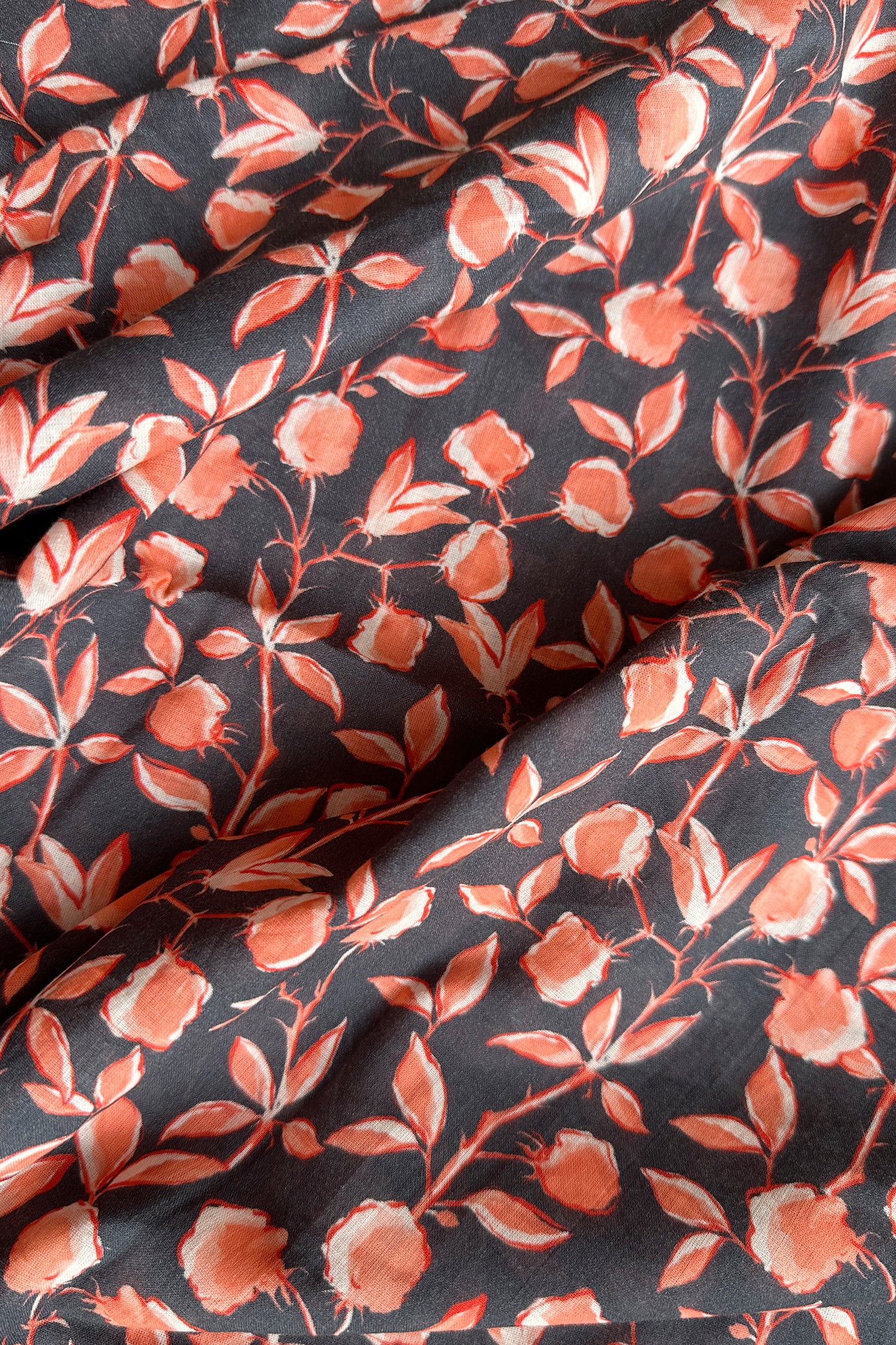 Petite florals in Cotton Mul ( 1.5 m) 855 for the entire piece
