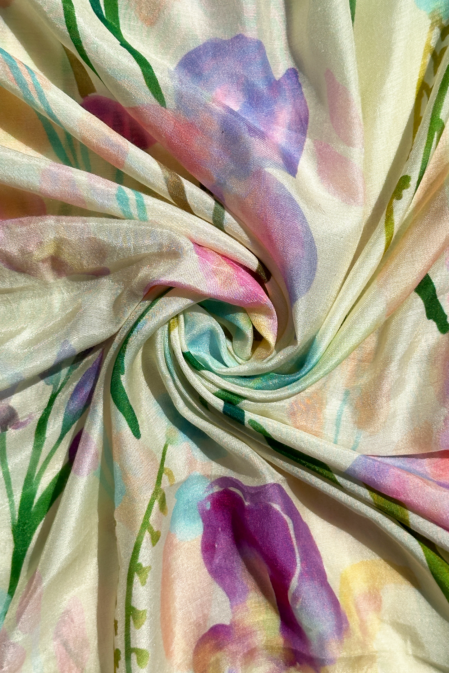 Iris Impressions in Silky Cotton 2.2 m (Rs. 1647.8 for the entire piece)