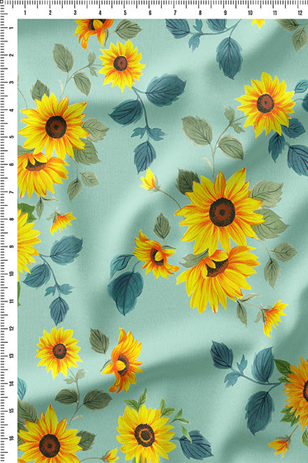 Sunny Sunflower - green