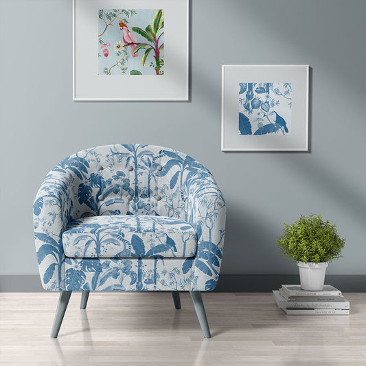 Tropical Haven in blue