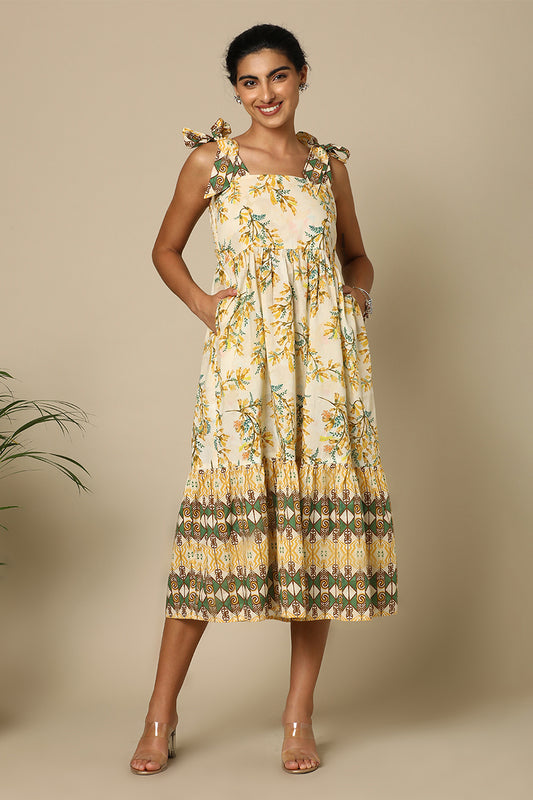 Kohwai Tie Up Dress
