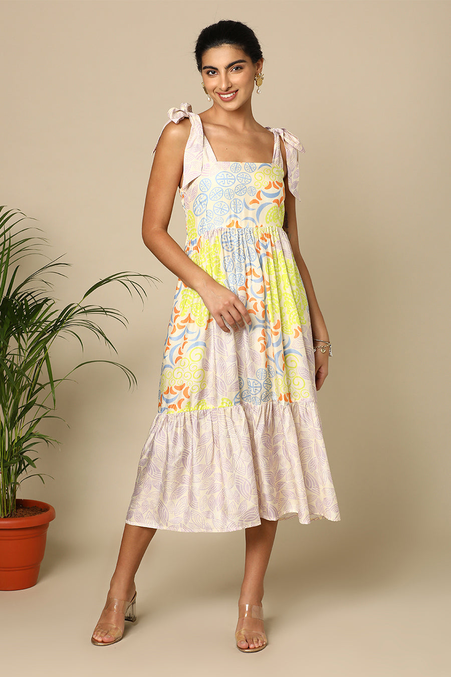 Koru Tie Up Dress
