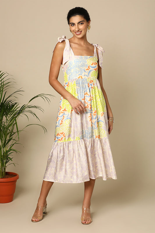 Koru Tie Up Dress