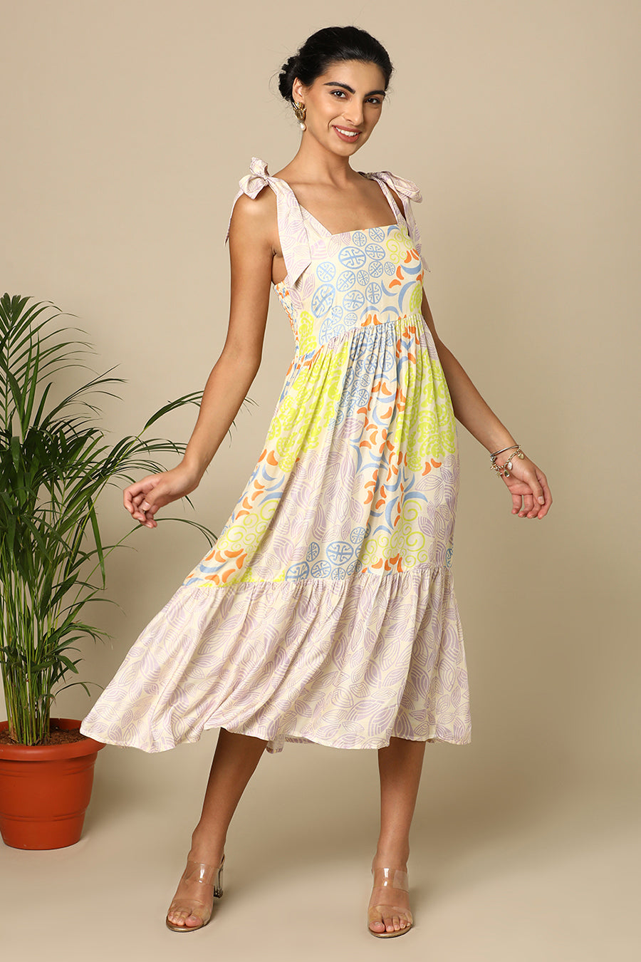 Koru Tie Up Dress