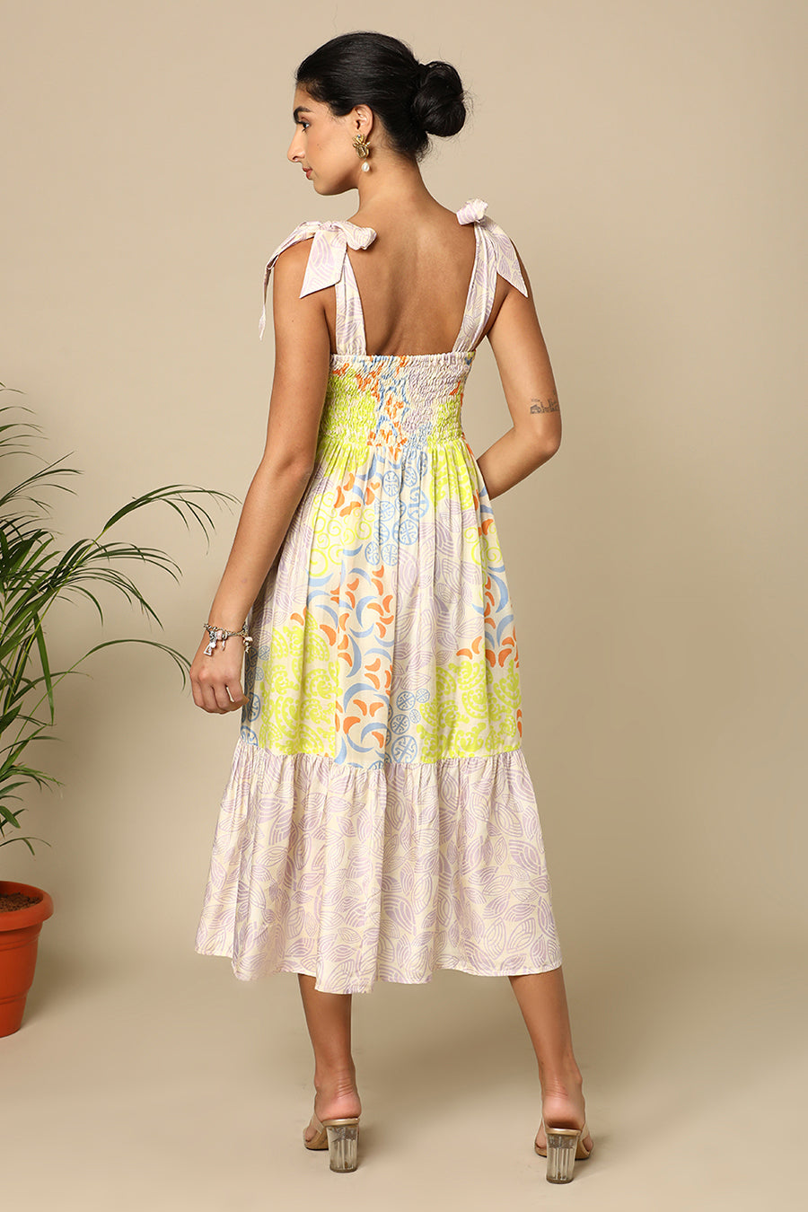 Koru Tie Up Dress