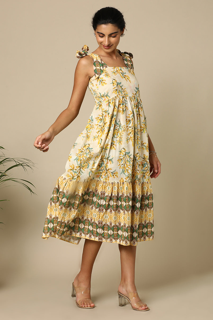 Kohwai Tie Up Dress