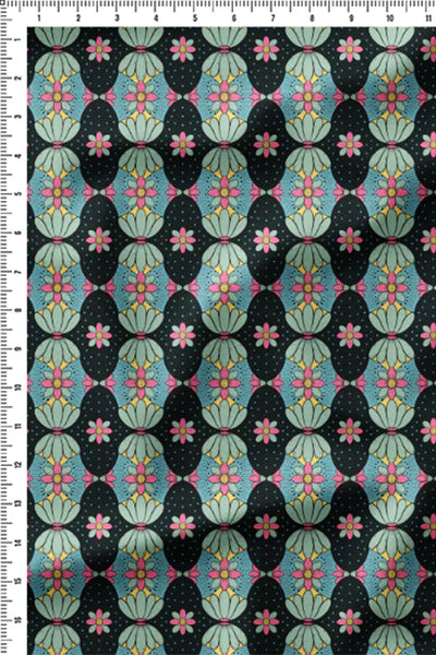 Geometric Fusion In Cotton Poplin