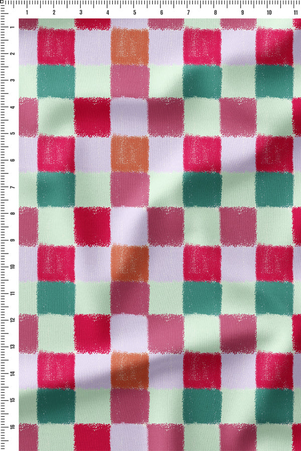 Checkered Field Pink